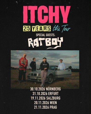 RAT BOY support ITCHY on their 25th anniversary tour