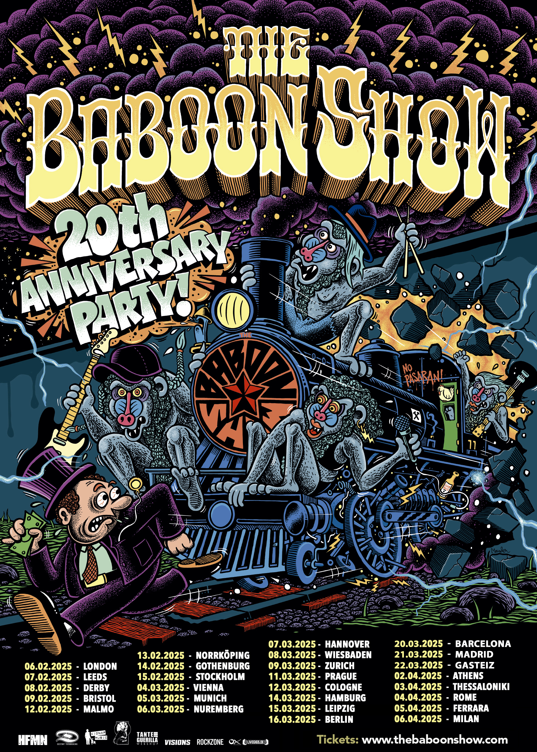 THE BABOON SHOW - 20th Anniversary Party!