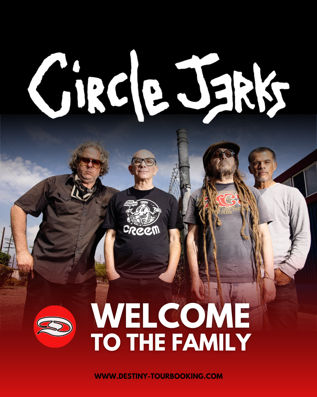 WELCOME TO THE FAMILY, CIRCLE JERKS!
